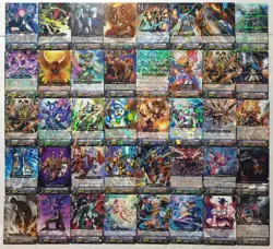 Lot of 40 Japanese Cardfight!! Vanguard Rare Card Set - Image 1