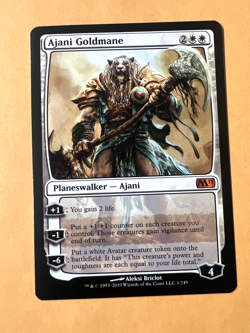 MTG - Ajani Goldmane - Magic 2010 - 1/249 - Regular - Mythic NM - Image 1
