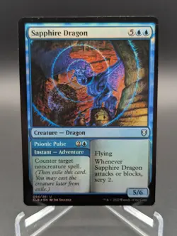 Sapphire Dragon Commander Legends: Battle for Baldur's Gate Foil - Image 1