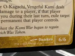 O-Kagachi, Vengeful Kami (Future Sight) Mystery Booster 2 Regular - Image 2