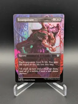 Exsanguinate (Borderless) Commander Masters Regular - Image 1
