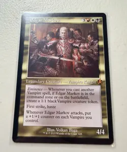 MTG Innistrad Remastered EDGAR MARKOV Retro Frame NM - Image 1