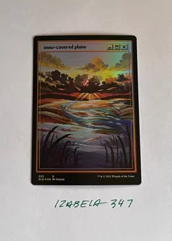 MTG Snow-Covered Plains #325 PixelSnowLands.jpg FOIL - Secret Lair Drop - NM/M - Image 1