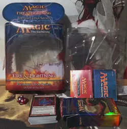 Fire & Lightning Premium Deck, English, Opened Box, Magic the Gathering MTG - Image 1