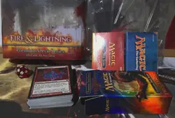 Fire & Lightning Premium Deck, English, Opened Box, Magic the Gathering MTG - Image 3