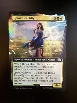 MTG Final Fantasy English Rinoa Heartilly Extended Art 0502 Foil - Image 1