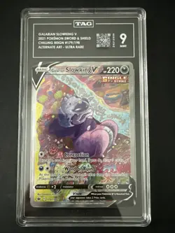 Pokemon TCG Galarian Slowking v 2021 Chilling Reign UR #179/198 - Image 3