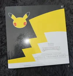 Pokemon 25th Anniversary Pokemon Center Celebrations ETB SEALED BOX Elite Box - Image 1