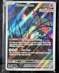 🔥Flutter Mane 097 S&V: “Full Art” (SEALED/PROMO) Masterpiece Pokemon Treasure! - Image 1