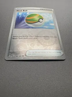 Nest Ball 084/091 Reverse Holo Paldean Fates Pokemon LP - Image 2