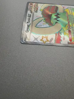 Pokemon Paldean Fates Shiny Great Tusk EX SVP EN 072 Black Star Promo HOLO - Image 4