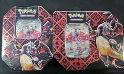 🔥Pokemon TCG: Paldean Fates Shiny Charizard EX Tin Factory Sealed x2🔥 - Image 1