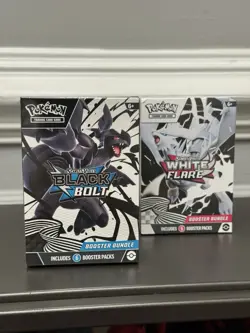 Pokemon TCG Black Bolt and White Flare Booster Bundles - New & Sealed - Image 2