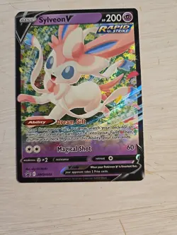 Pokemon TCG Sylveon V SWSH Black Star Promos SWSH202 Holo Promo - Image 2