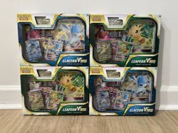 Pokemon TCG Glaceon V Star (x2) and Leafeon V Star (x2) Special Collection Boxes - Image 1