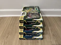 Pokemon TCG Glaceon V Star (x2) and Leafeon V Star (x2) Special Collection Boxes - Image 5
