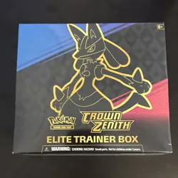 Pokemon TCG: Crown Zenith Elite Trainer Box (ETB) - 10 Packs - FACTORY SEALED - Image 1