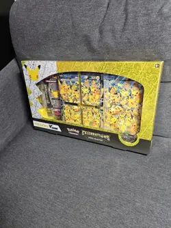 Pokemon TCG Celebrations Special Collection Box Pikachu V-Union Factory Sealed - Image 2