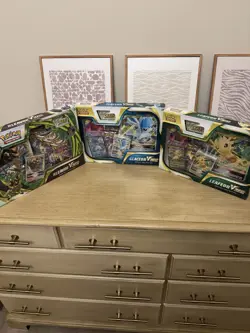 Pokemon TCG: Pokemon Center Glaceon & Leafeon V Star Special Collection Boxes - Image 1
