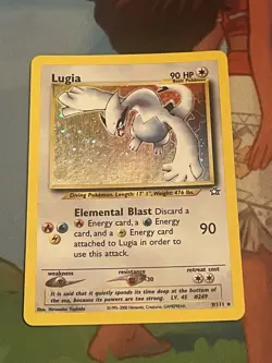 Pokemon TCG Lugia 9/111 Neo Genesis Holo Rare - Image 1