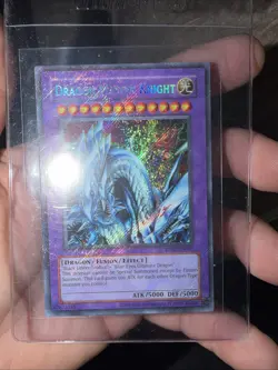 Yu-Gi-Oh! TCG Dragon Master Knight Secret Rare RP02-EN097 NM - Image 1