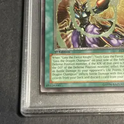 2005 Yu-Gi-Oh! 1st Edition FET Ultimate Rare #EN043 Spiral Spear Strike PSA 8 - Image 5