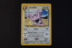 Granbull 37/111 Non Holo Pokemon TCG Card Vintage Neo Genesis Heavy Play - Image 1