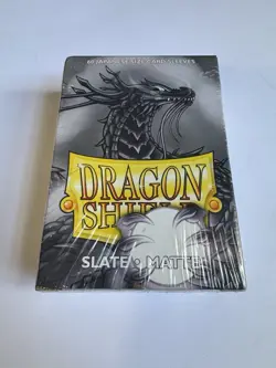 Dragon Shield 60 Japanese Sized Card Sleeves Slate Matte New Sealed - Image 2