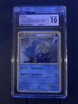 Gyarados CLB 007/034 Pokemon Card - CGC 10 GRADED GEM MINT - TCG Classic - Image 1