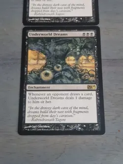 2x Underworld Dreams Magic the Gathering MtG card Magic 2010 M10- Rare - Image 2