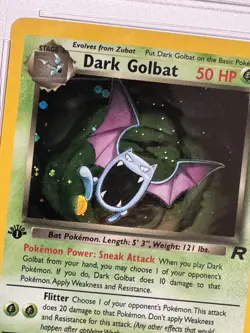 2000 Pokemon Rocket 1st Edition Dark Golbat Holo 1st Edition Card #7 Mint PSA 9 - Image 2