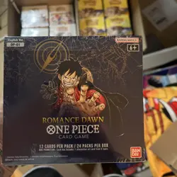 Sealed One Piece Romance Dawn Blue Bottom OP-01 English Card Game Booster Box - Image 1