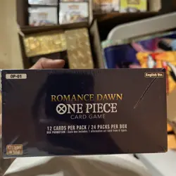 Sealed One Piece Romance Dawn Blue Bottom OP-01 English Card Game Booster Box - Image 5