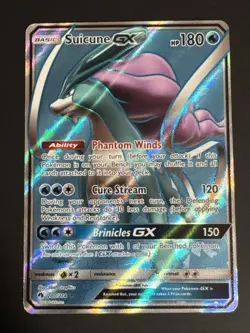 Pokemon TCG Suicune GX Lost Thunder Holo Full Art Ultra Rare Card 200/214 NM - Image 1