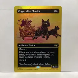 Cryptcaller Chariot First Place Foil Magic: The Gathering Aetherdrift Rare #0253 - Image 1