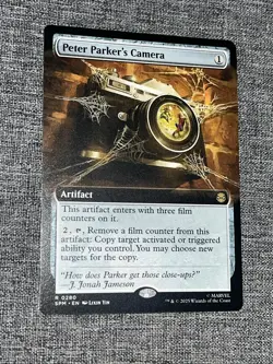 Peter Parker's Camera (Extended Art) 0280 (R) MTG Marvel's Spider-Man (SPM) NM/M - Image 1