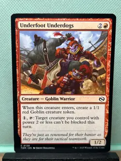 MTG TCG: Underfoot Underdogs 129, Tarkir: Dragonstorm - Image 1