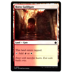 x4 Boros Guildgate Foundations Land Multi-Color Red White Common Playset M/NM - Image 1