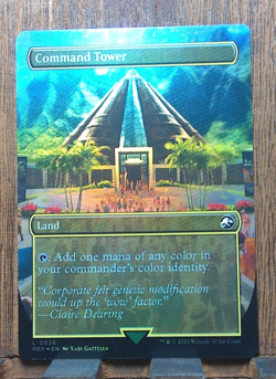 COMMAND TOWER ( FOIL BORDERLESS) Universes Beyond: Jurassic World Collection MTG - Image 1