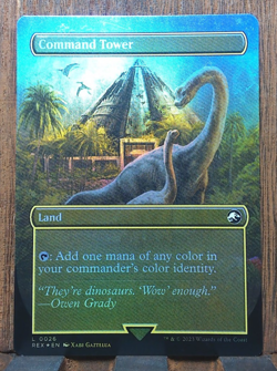 COMMAND TOWER ( FOIL BORDERLESS) Universes Beyond: Jurassic World Collection MTG - Image 2