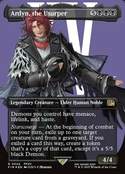 MTG Ardyn, the Usurper - Surge Foil - Borderless, NM-Mint, English Final Fantasy - Image 1