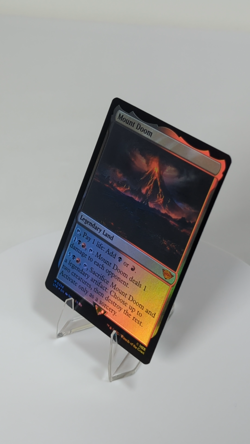 Mount Doom Foil Land Universes Beyond Tales of Middle Earth LoTR MTG NM - Image 2