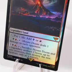 Mount Doom Foil Land Universes Beyond Tales of Middle Earth LoTR MTG NM - Image 4