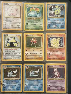 Vintage Pokemon Card Lot Mixed Conditions, Jungle Base Set - Image 1