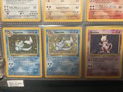 Vintage Pokemon Card Lot Mixed Conditions, Jungle Base Set - Image 5