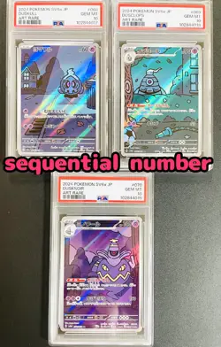 PSA 10 Pokemon Card Duskull Dusclops Dusknoir AR set 068 070/ 064 Sequence set - Image 1