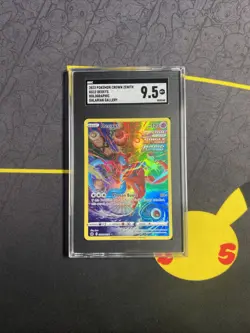 2023 Pokemon Crown Zenith GG12 Deoxys Holographic Galarian Gallery SGC 9.5 - Image 1