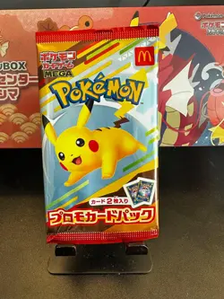McDonald’s Pikachu Japanese Pokemon Sealed Promo Pack 020/M-P 2025 Us Seller - Image 1