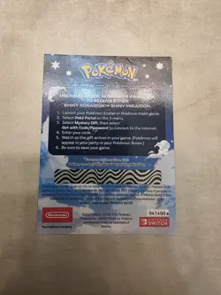 Pokemon Scarlet And Violet Shiny Koraidon or Miraidon Code UNSCRATCHED! - Image 2