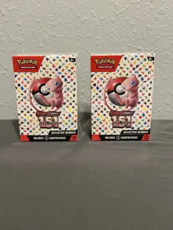 Pokemon TCG Scarlet & Violet 151 Booster Bundle 6 Booster Packs, Lot of 2 - Image 1
